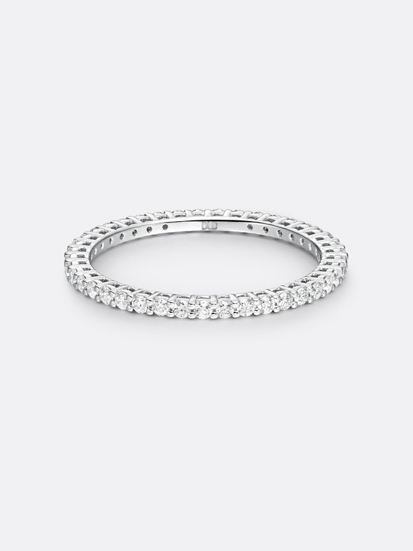 TIMELESS ETERNITY WEDDING BAND - White Gold
