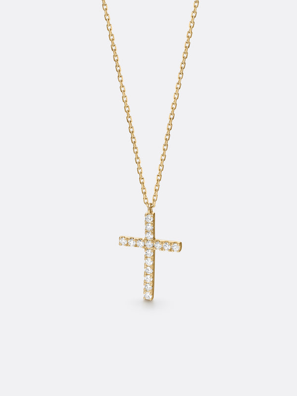 TIMELESS CROSS PENDANT - Yellow Gold
