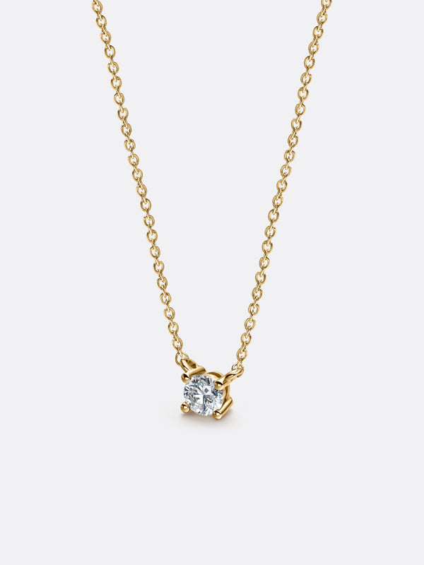 ESSENTIALS PENDANT - Yellow Gold