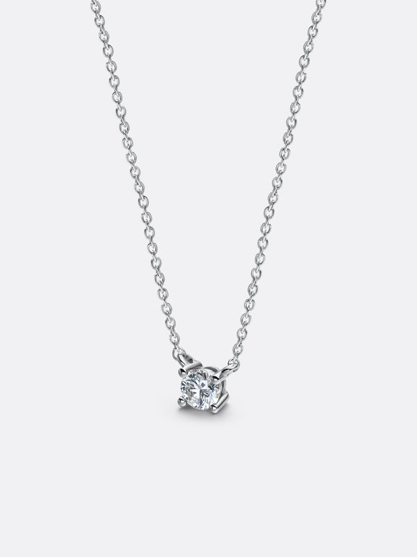 ESSENTIALS PENDANT - White Gold