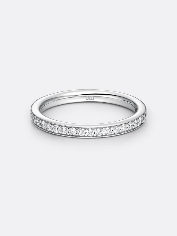 TIMELESS HALF ETERNITY WEDDING BAND - White Gold