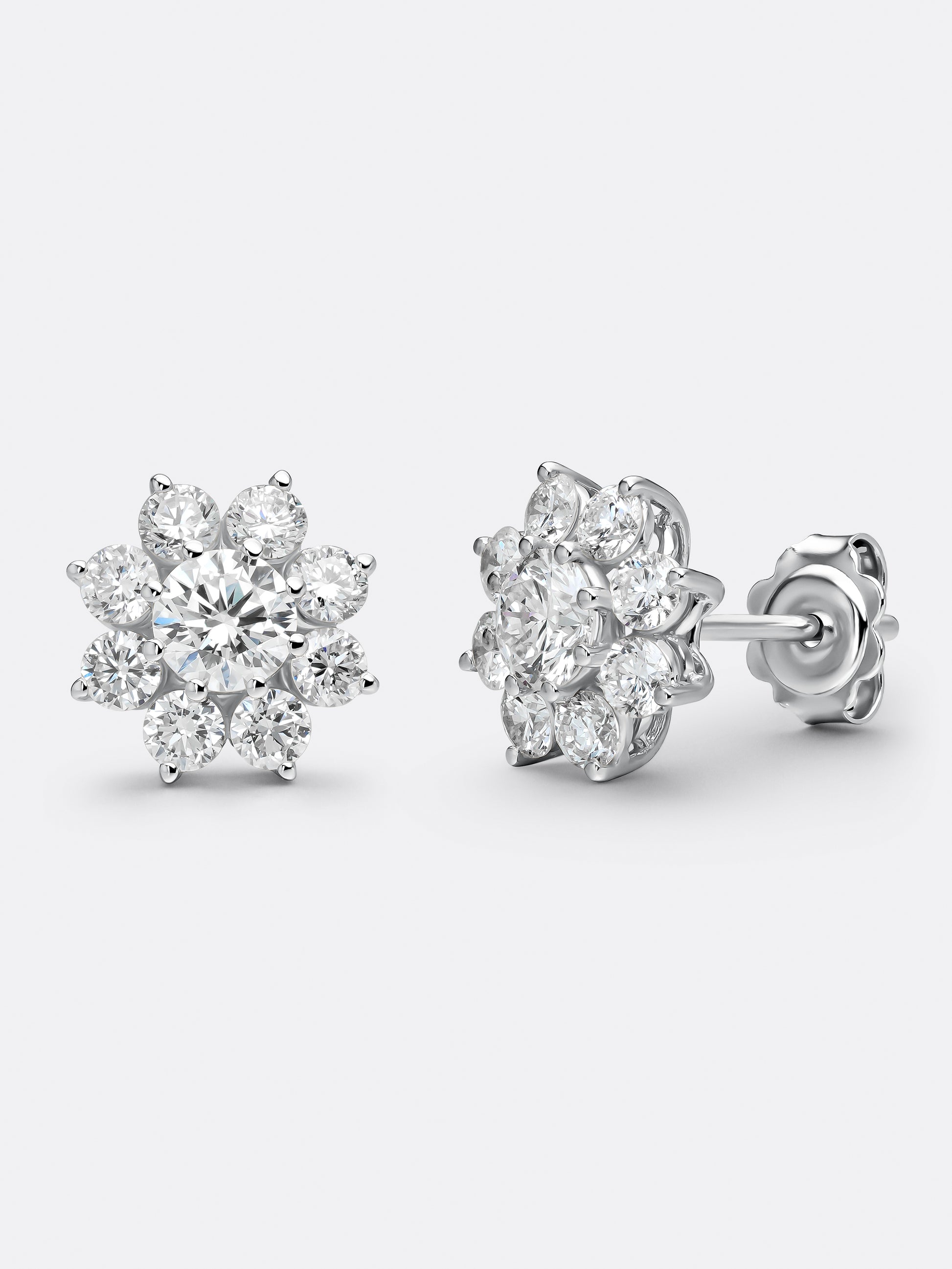 ARETES SILUETA FLOR
