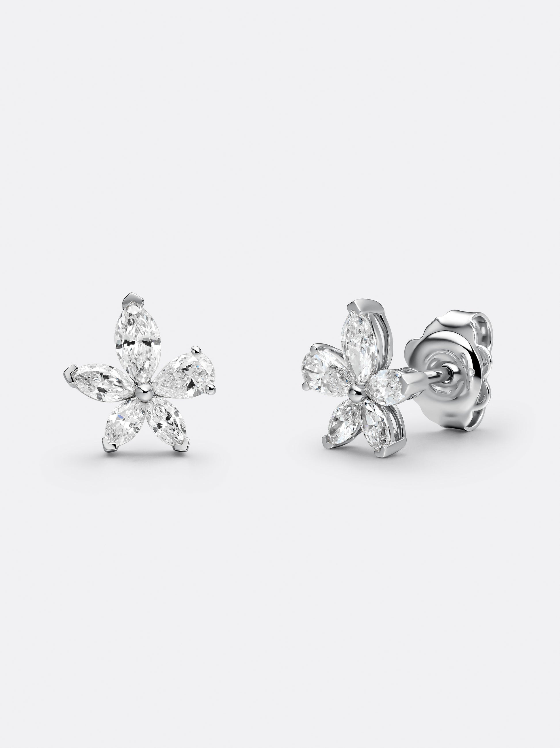 ARETES SILUETA LIRIO