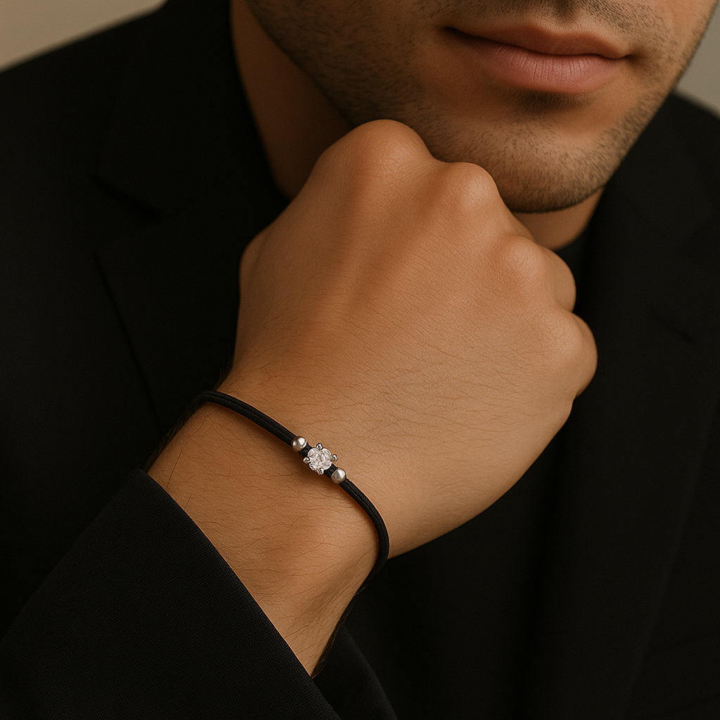 SERENIA SOLITAIRE CORD BRACELET