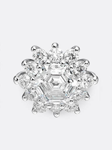 RARE HEXAGON RING