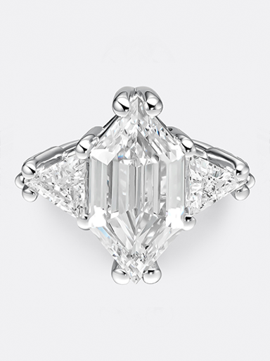 RARE CENTRAL MODIFIED HEXAGONAL RING