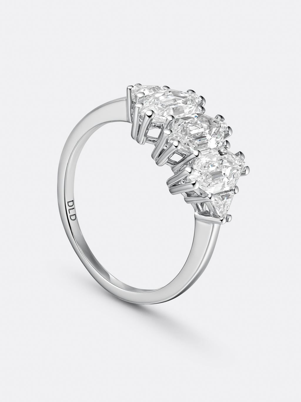 RARE THREE-ROW LONG HEXAGONAL RING