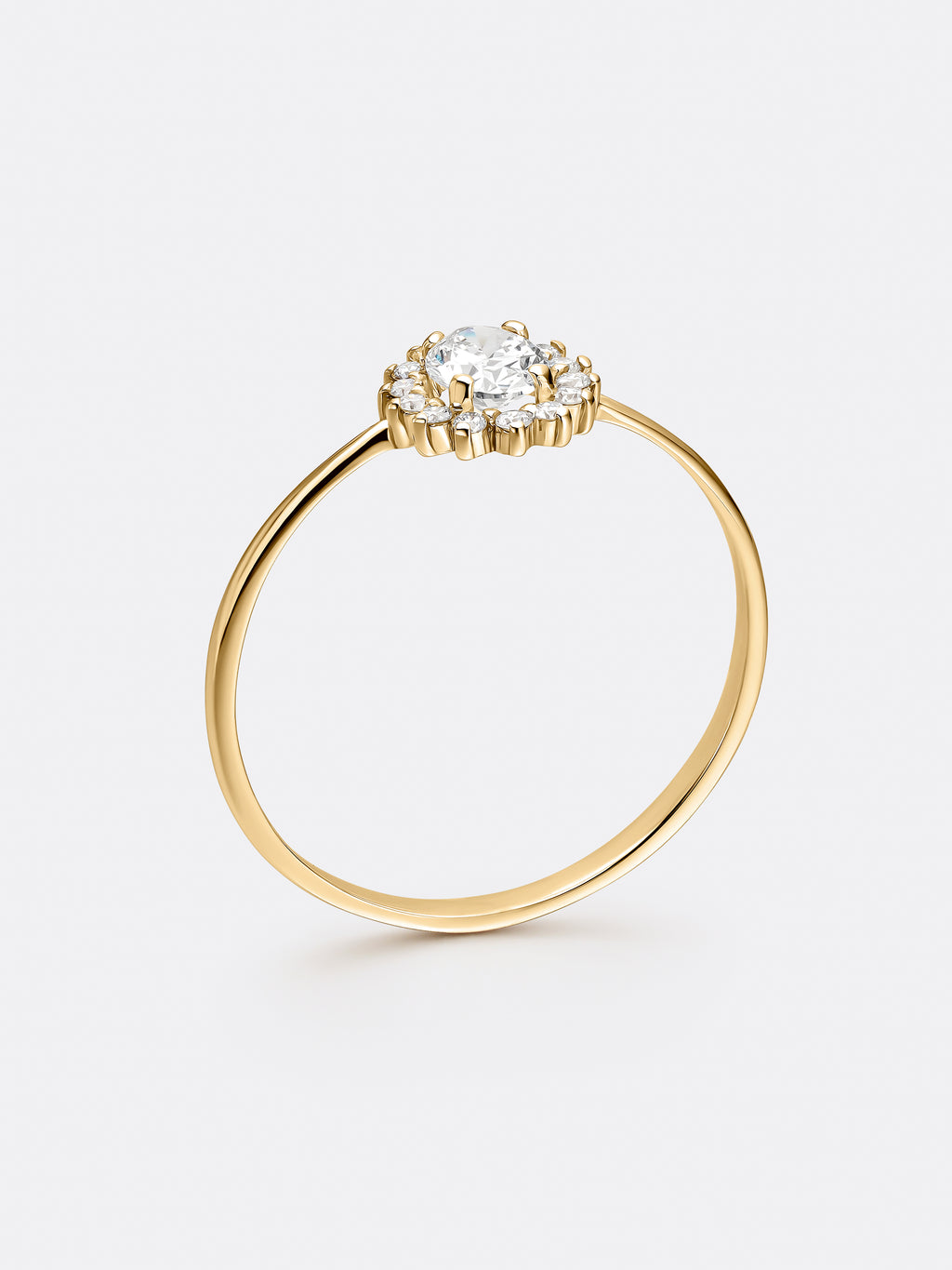 HALO MINI OVAL RING