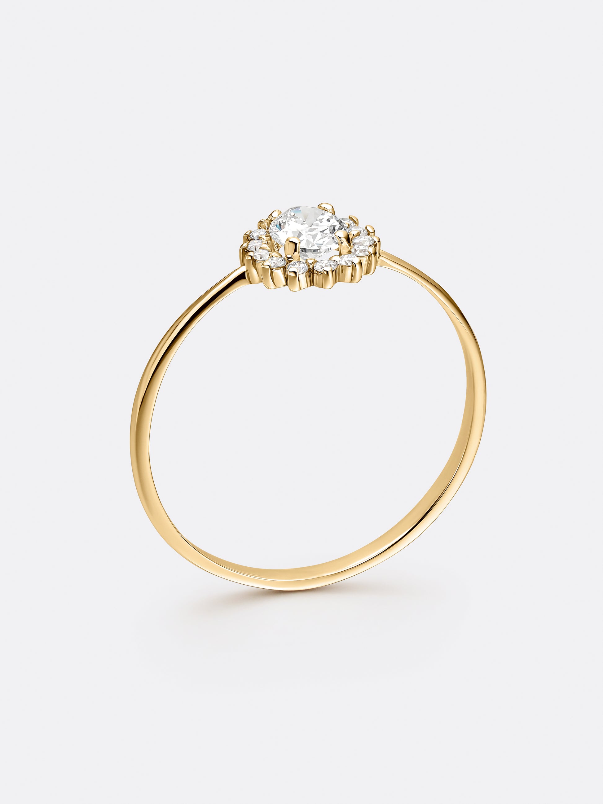 HALO MINI OVAL RING