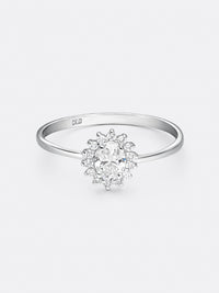HALO MINI OVAL RING