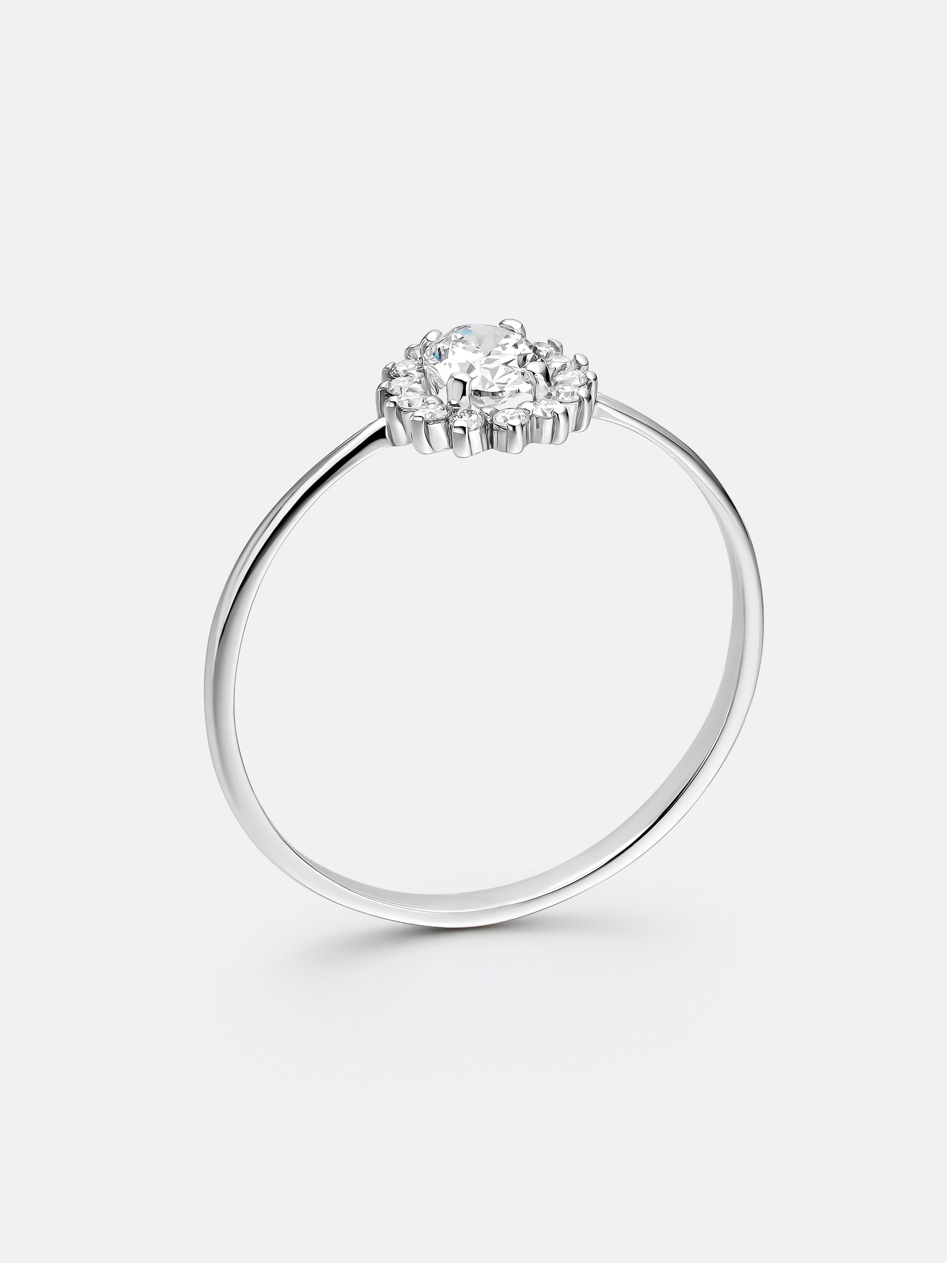 HALO MINI OVAL RING