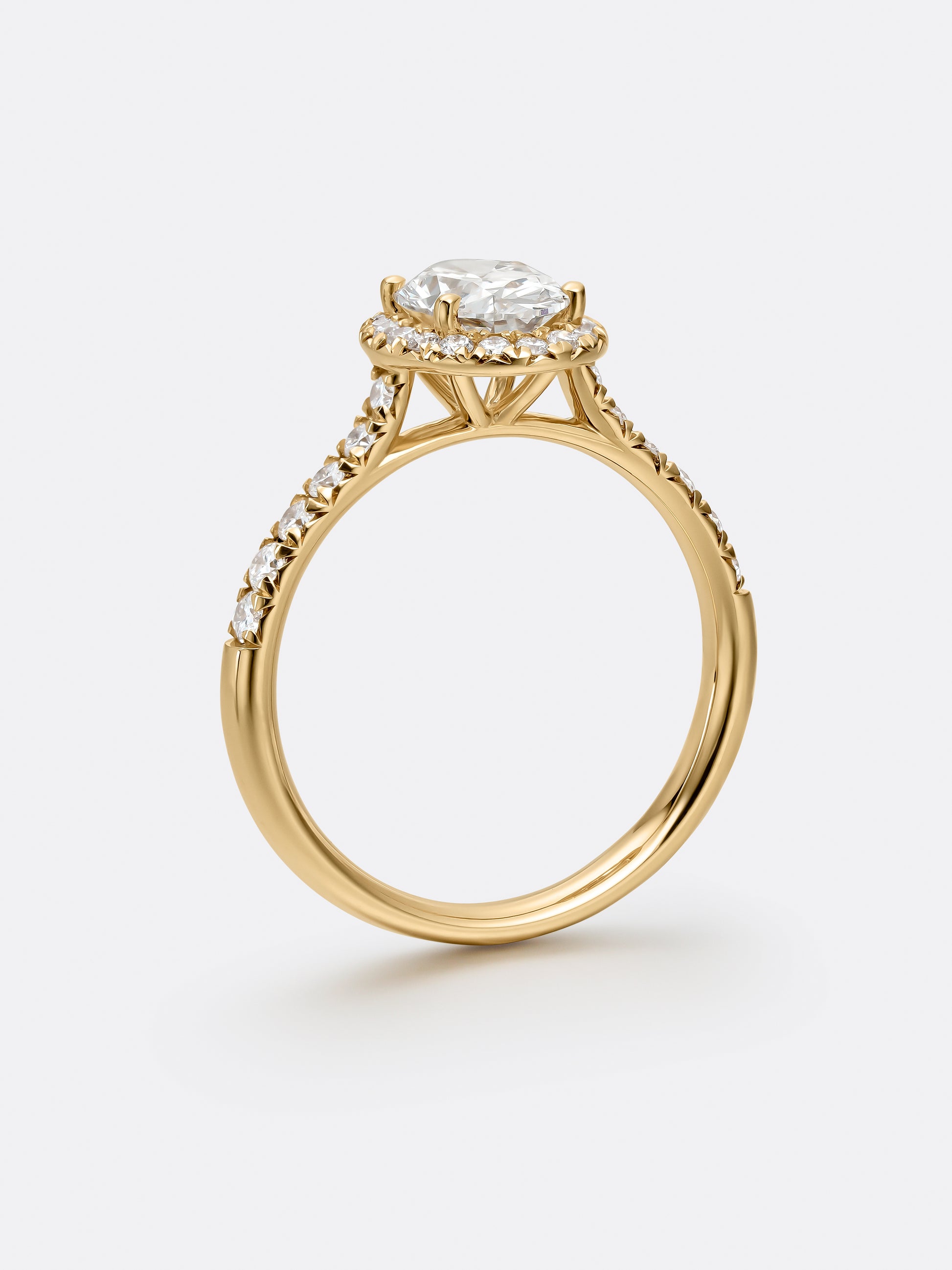 HALO OVAL RING