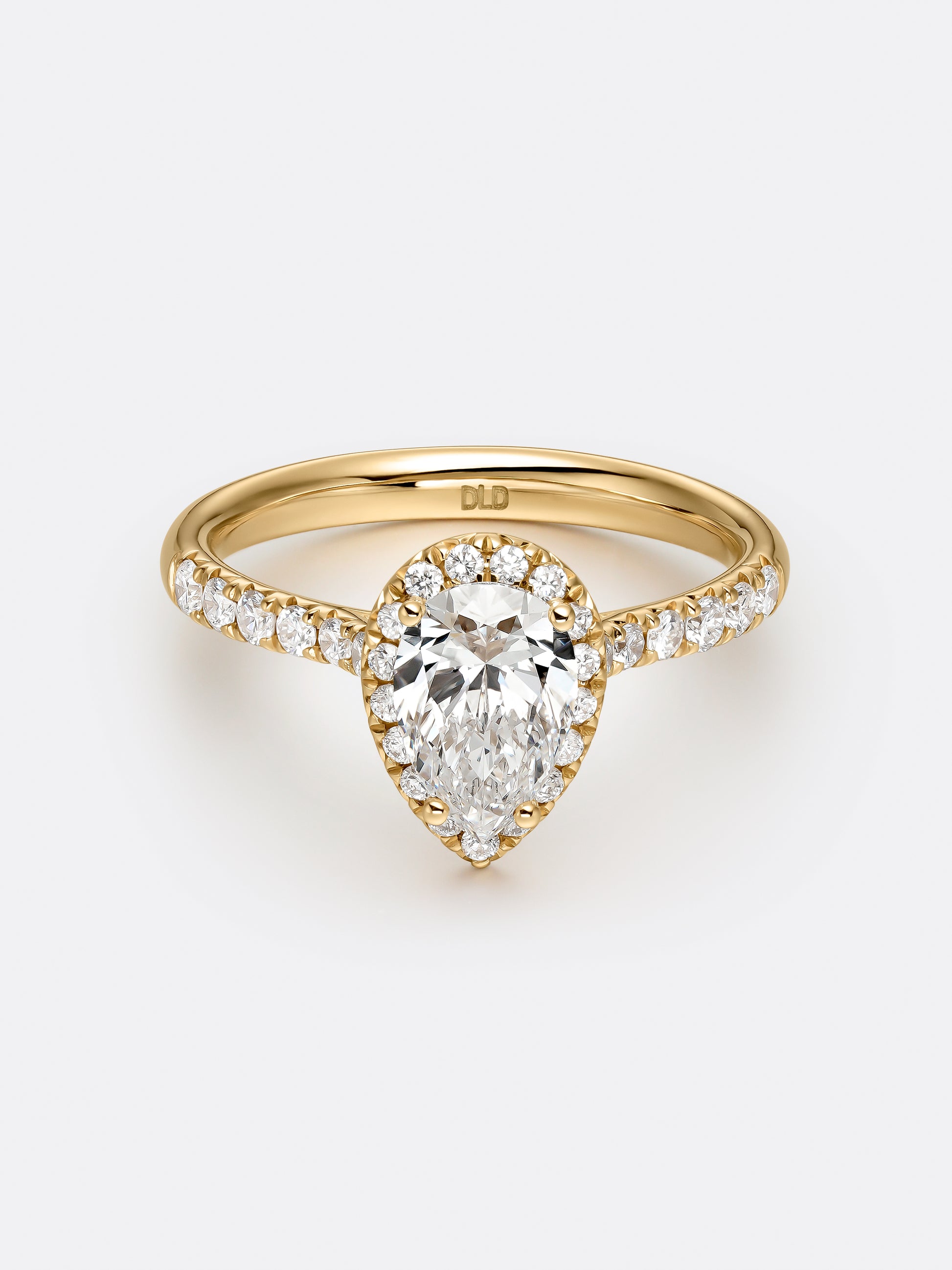 HALO PEAR RING
