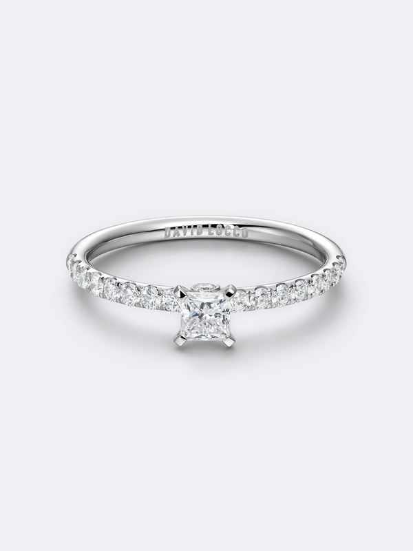 PETITE DAPHNE RING - White Gold