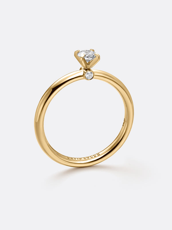 ANILLO PETITE VENUS - Oro Amarillo Vista 2