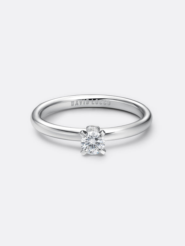 PETITE VENUS RING - White Gold