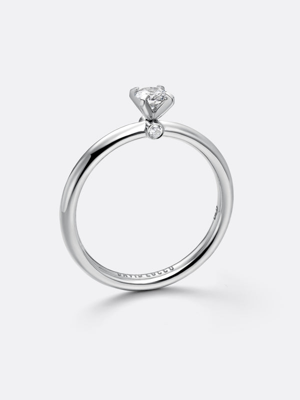 PETITE VENUS RING - White Gold Vista 2