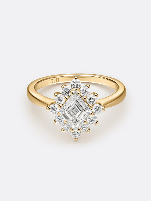 RARE RHOMBUS RING - Yellow Gold