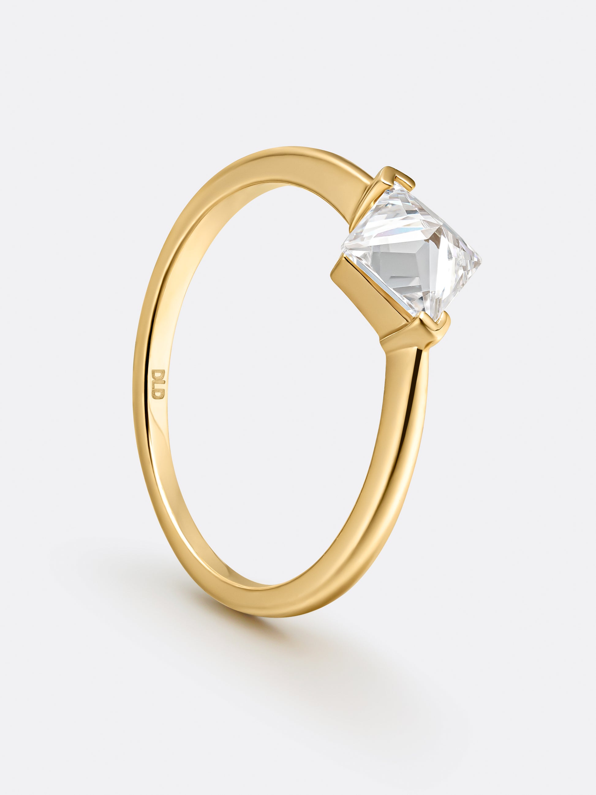 ANILLO SOLITARIO TURN ORO AMARILLO