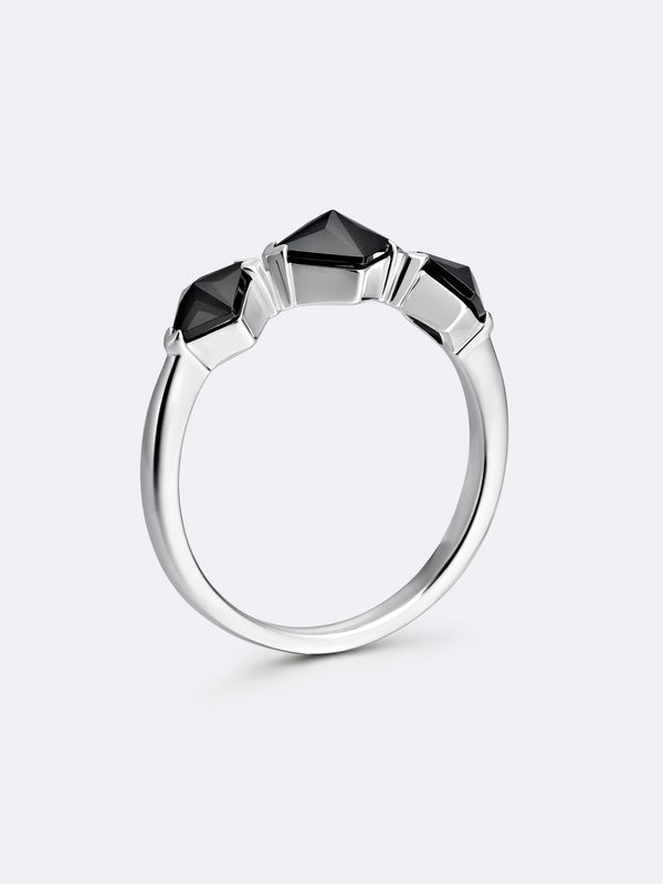 TURN TRILOGY RING WHITE GOLD - Vista 2