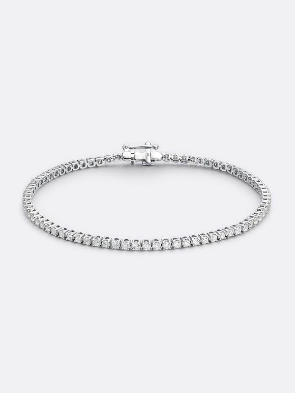 RIVIÈRE TIMELESS BRACELET - White Gold