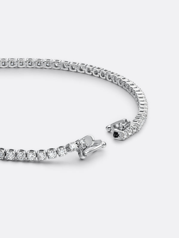 RIVIÈRE TIMELESS BRACELET - White Gold Vista 2