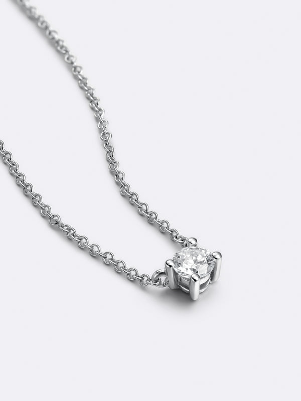 ESSENTIALS PENDANT - White Gold Vista 2