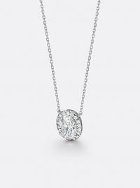HALO OVAL NECKLACE