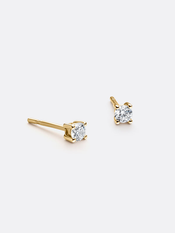ESSENTIALS EARRINGS - Yellow Gold Vista 2