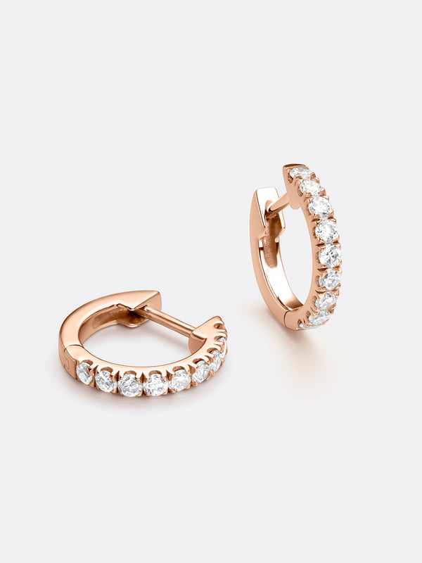HERITAGE ONE MINI EARRINGS - Rose Gold