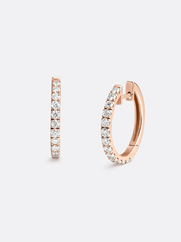 HERITAGE ONE EARRINGS - Rose Gold