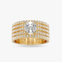 FIRST LADY RING YELLOW GOLD