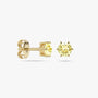 5C TIMELESS COLOUR EARRINGS YELLOW