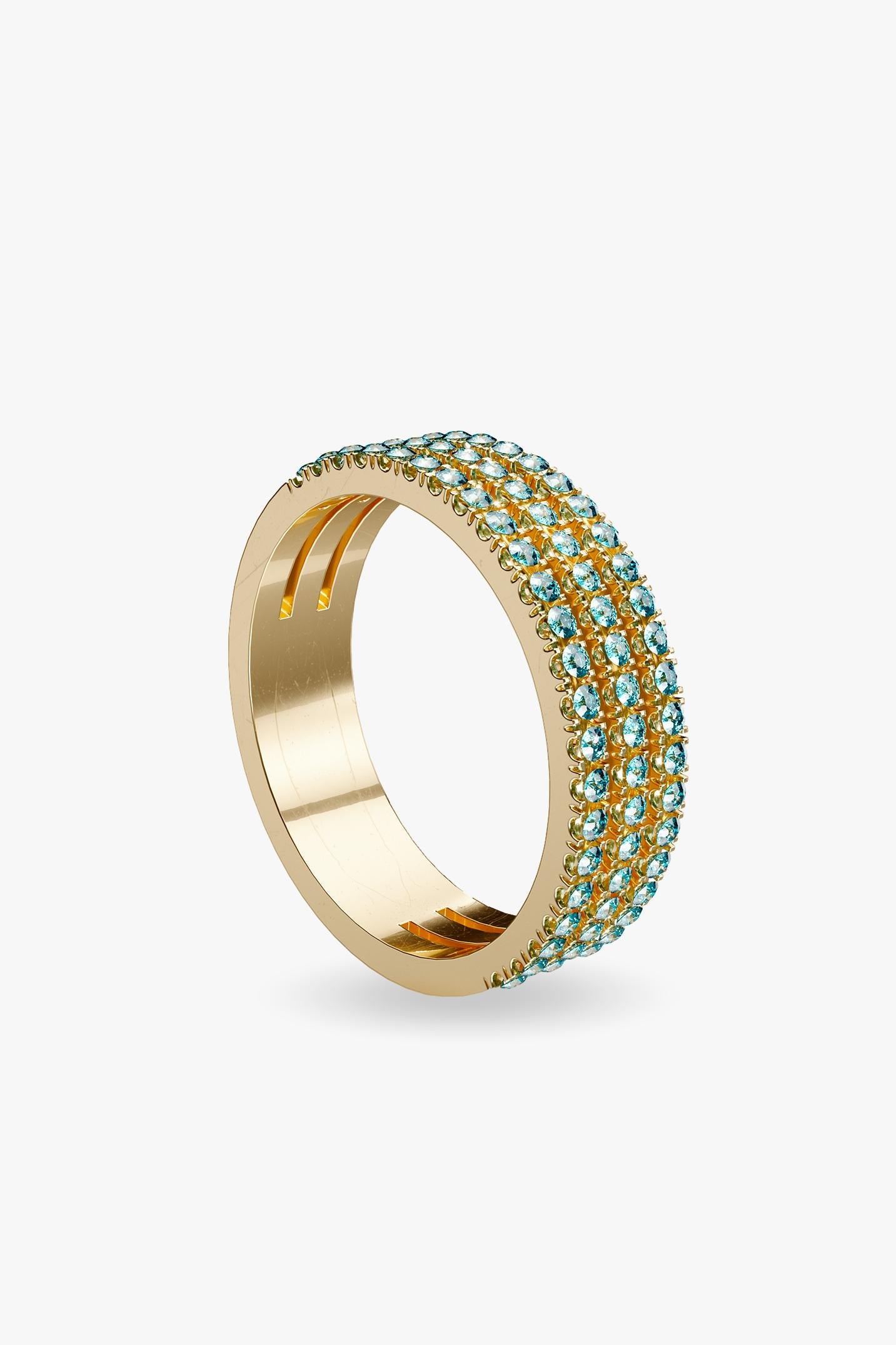 Oro amarillo-Azul