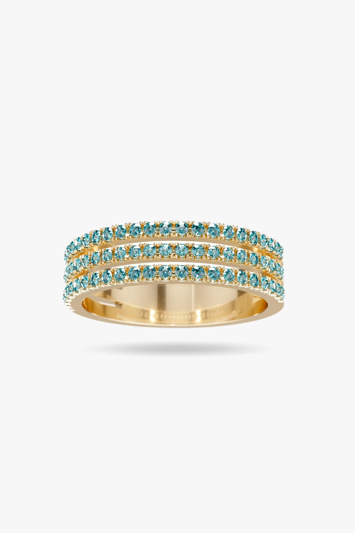 Oro amarillo-Azul