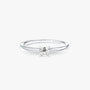PETITE LILY RING WHITE GOLD