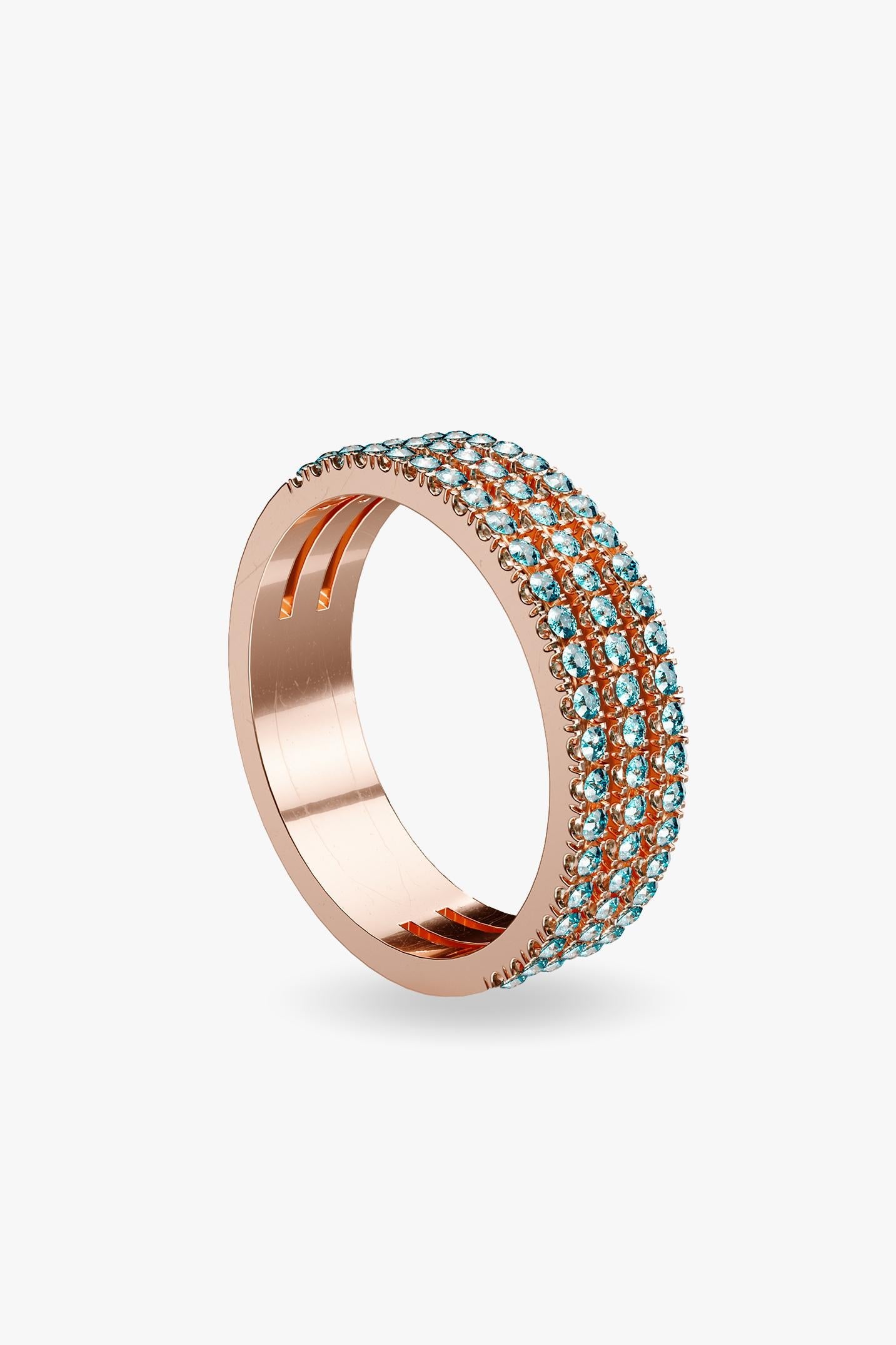 Oro rosa-Azul