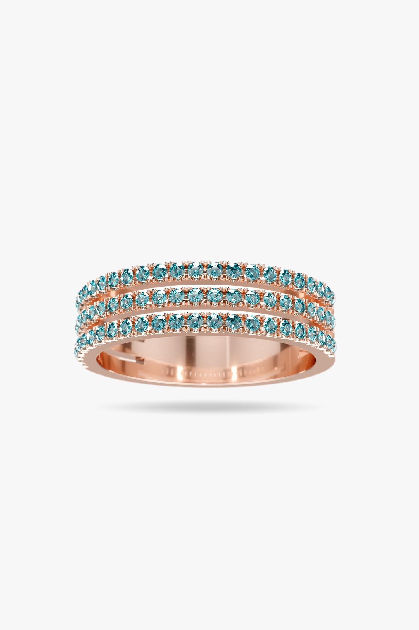 Oro rosa-Azul