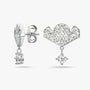 ALMA EARRINGS WHITE GOLD